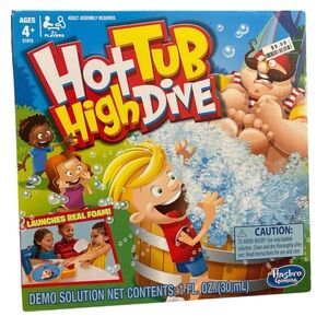 Hasbro Hot Tub High Dive Kids Bath Foam Play Set - Blue/Yellow Box